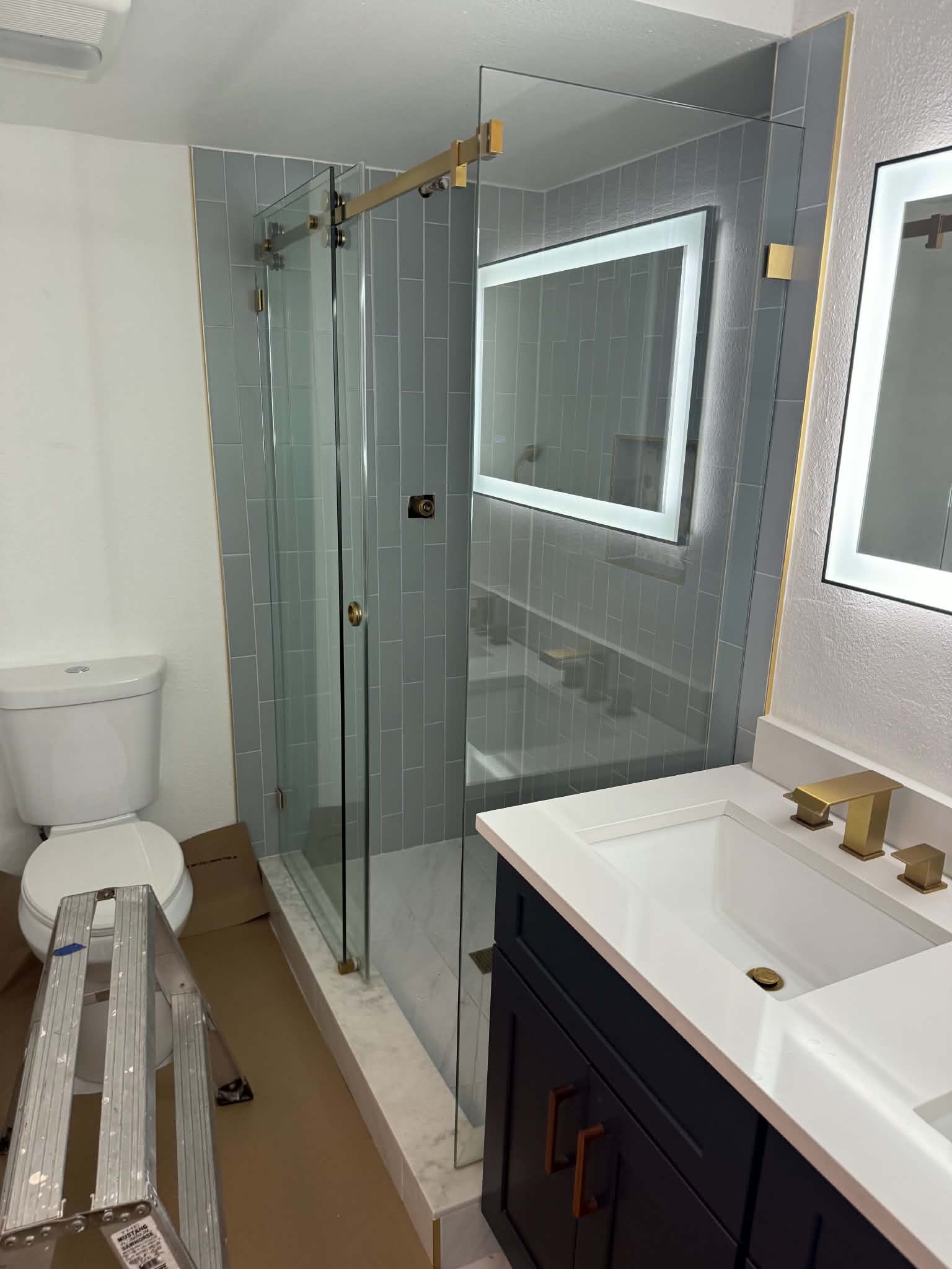 Bathroom renovation project